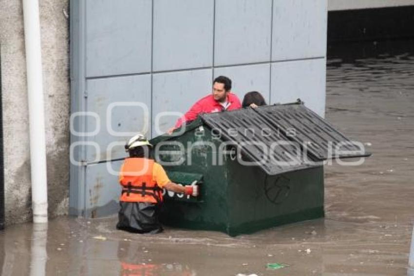 INUNDACIÓN . PROSPERA . HUEYOTLIPAN