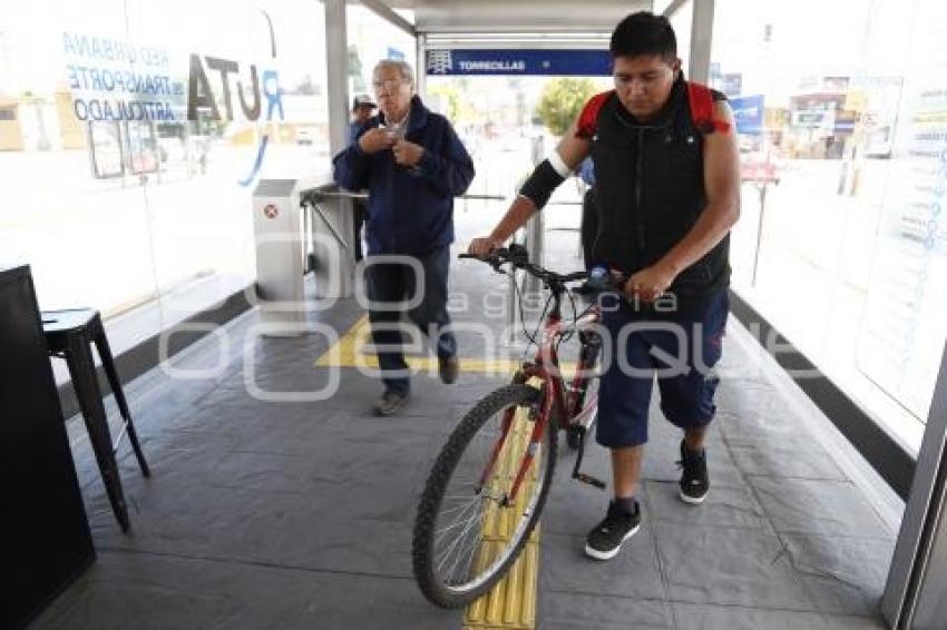 ADMITEN BICICLETAS EN RUTA