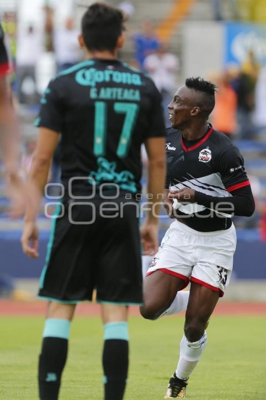 FÚTBOL . LOBOS BUAP VS SANTOS LAGUNA