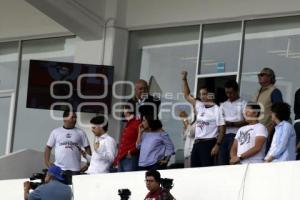 FÚTBOL . LOBOS BUAP VS SANTOS LAGUNA