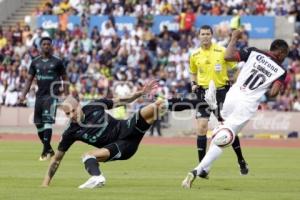 FÚTBOL . LOBOS BUAP VS SANTOS LAGUNA