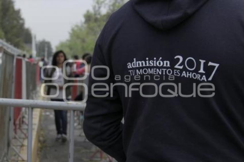 BUAP . ADMISIÓN 2017