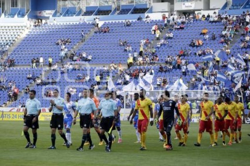 FÚTBOL . CLUB PUEBLA VS MORELIA