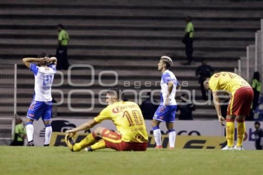 FÚTBOL . CLUB PUEBLA VS MORELIA