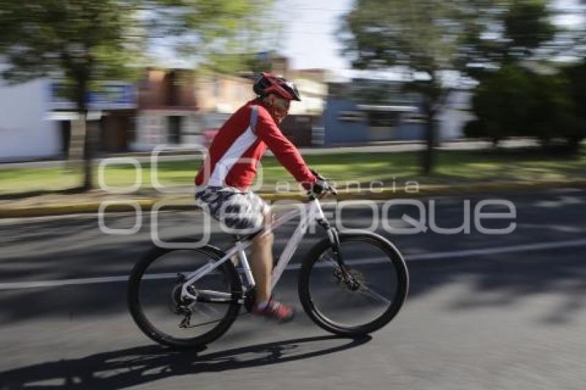 CICLOVÍA RECREATIVA . CHOLULA