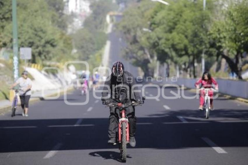 CICLOVÍA RECREATIVA . CHOLULA