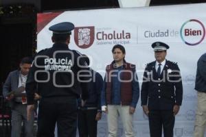 RECONOCIMIENTO A POLICÍAS . CHOLULA