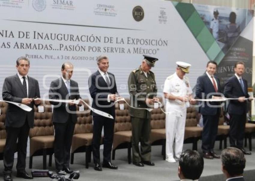 INAUGURACIÓN EXPOSICIÓN . FUERZAS ARMADAS