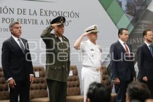 INAUGURACIÓN EXPOSICIÓN . FUERZAS ARMADAS