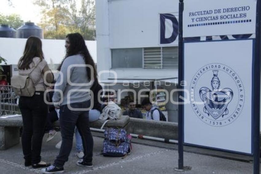 BUAP . INICIO DE CLASES