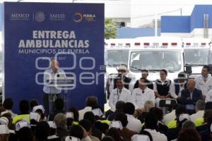 ENTREGA DE AMBULANCIAS