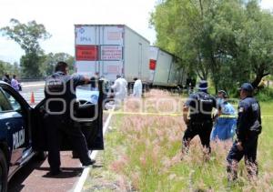 ASALTANTE MUERTO . AUTOPISTA