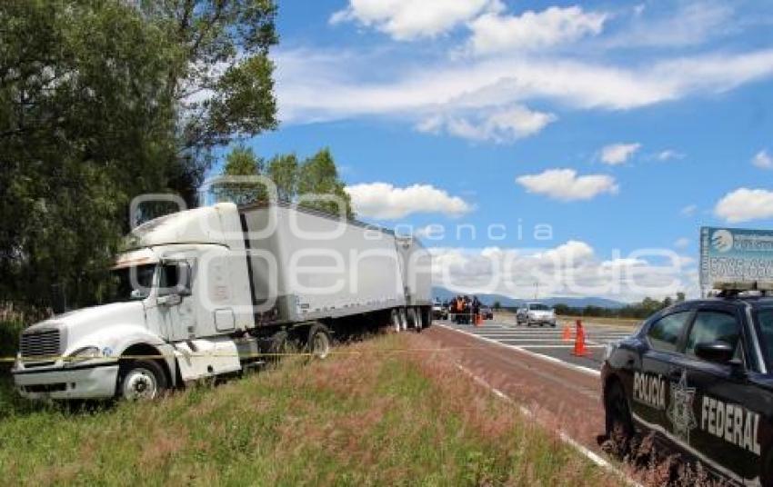 ASALTANTE MUERTO . AUTOPISTA