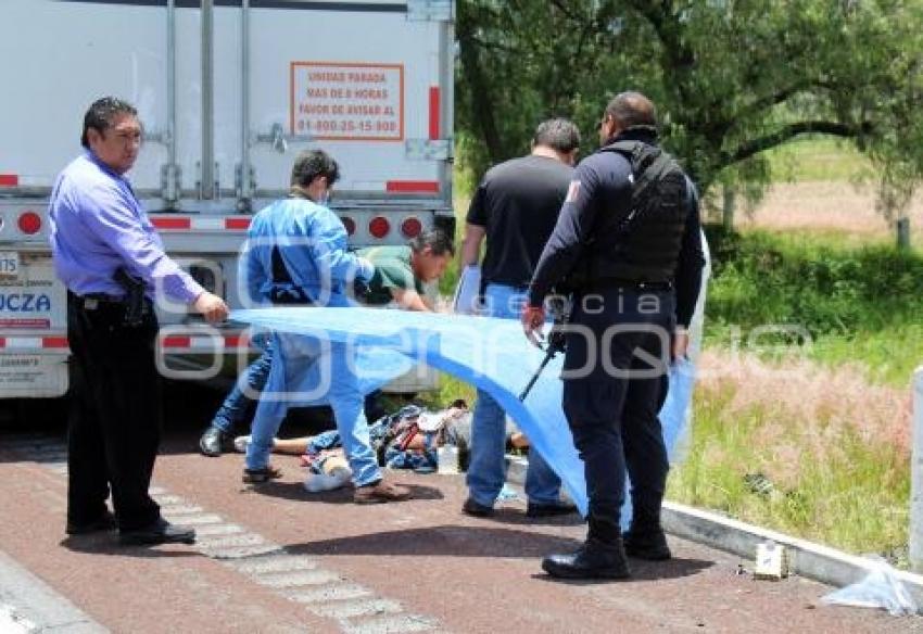 ASALTANTE MUERTO . AUTOPISTA