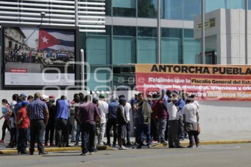 MANIFESTACIÓN . ANTORCHA CAMPESINA