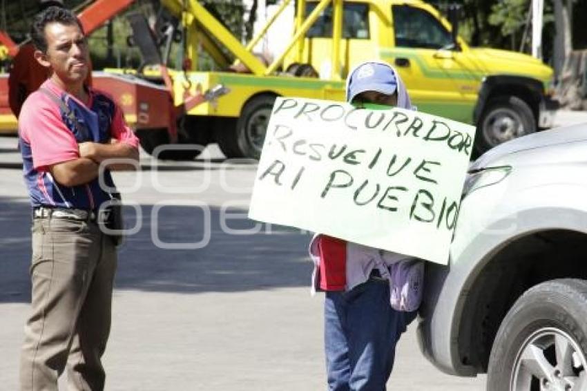 MANIFESTACIÓN . ANTORCHA CAMPESINA