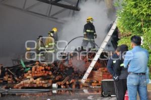 INCENDIO . MADERERÍA . SANCTÓRUM