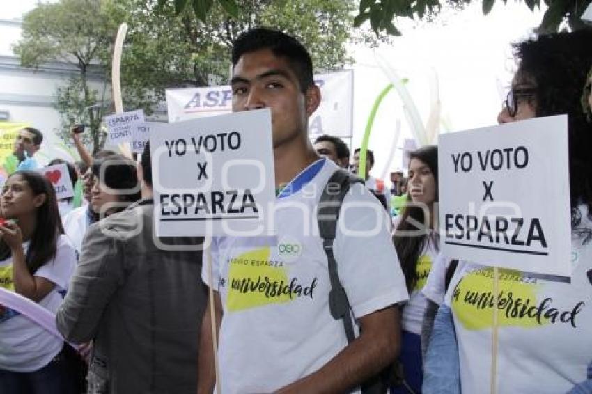 BUAP . CAMPAÑA . ALFONSO ESPARZA