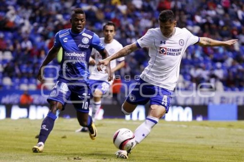 FÚTBOL . CLUB PUEBLA VS CRUZ AZUL