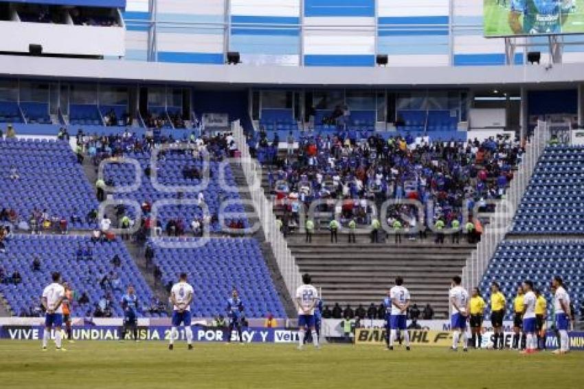 FÚTBOL . CLUB PUEBLA VS CRUZ AZUL