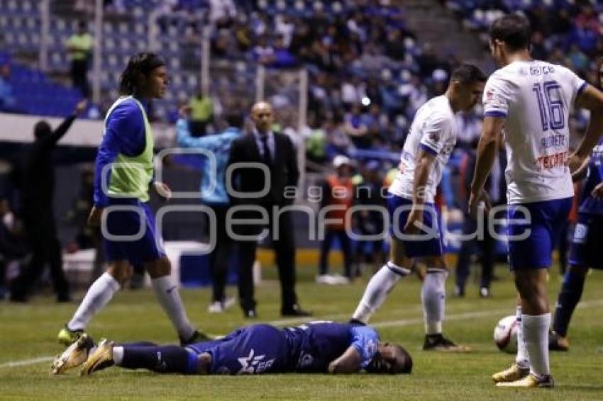 FÚTBOL . CLUB PUEBLA VS CRUZ AZUL