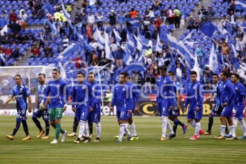 FÚTBOL . CLUB PUEBLA VS CRUZ AZUL