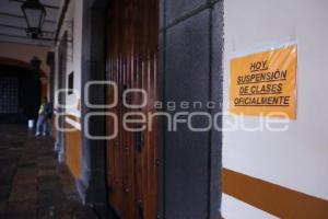 SUSPENSIÓN CLASES