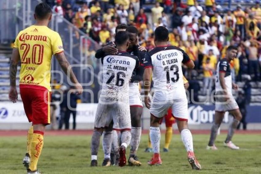 FÚTBOL . LOBOS BUAP VS MORELIA