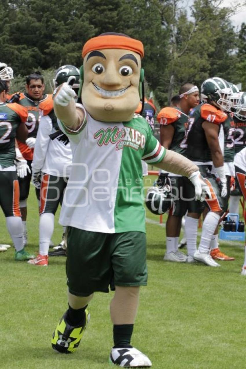 FUTBOL AMERICANO . AZTECAS VS BORREGOS