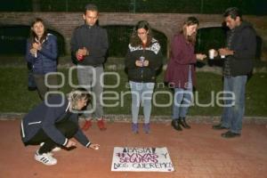 CHOLULA . PROTESTA . MARA CASTILLA