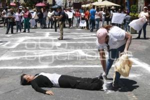 MANIFESTACIÓN . ALERTA DE GÉNERO