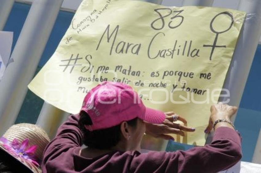 MANIFESTACIÓN . ALERTA DE GÉNERO