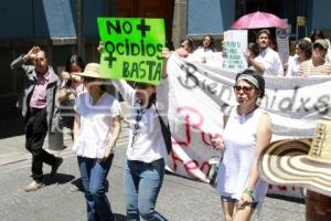 MANIFESTACIÓN . ALERTA DE GÉNERO