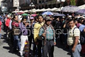 MANIFESTACIÓN . ANTORCHA CAMPESINA