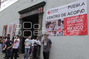 CENTRO DE ACOPIO . CRUZ ROJA