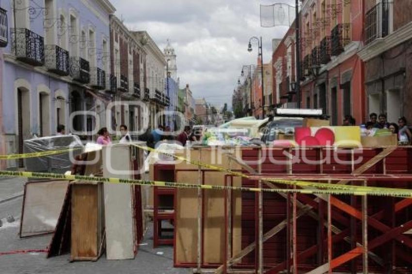 CENTRO HISTÓRICO . DESALOJOS