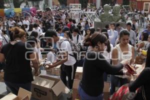 ACOPIO . ALUMNOS LÁZARO CÁRDENAS