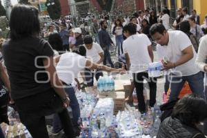 ACOPIO . ALUMNOS LÁZARO CÁRDENAS