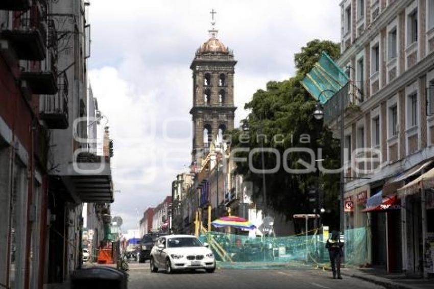 CIERRES VIALES . CENTRO HISTÓRICO
