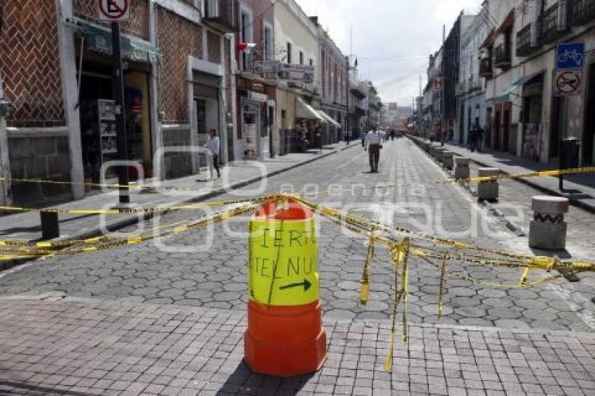 CIERRES VIALES . CENTRO HISTÓRICO