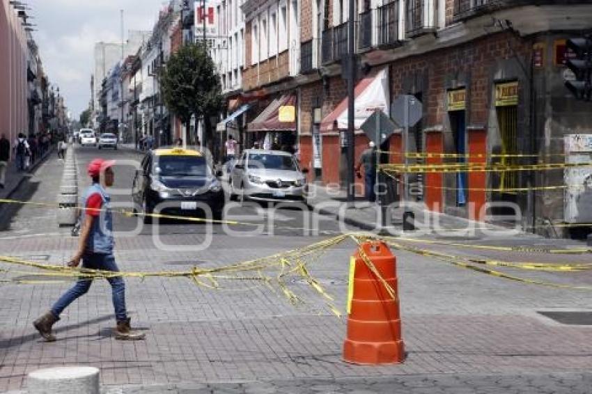 CIERRES VIALES . CENTRO HISTÓRICO