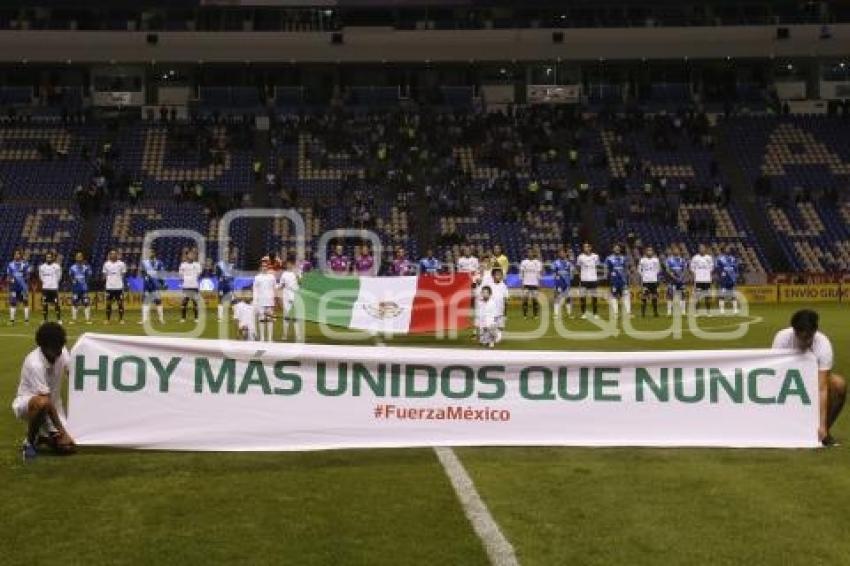 FÚTBOL . CLUB PUEBLA VS ATLAS