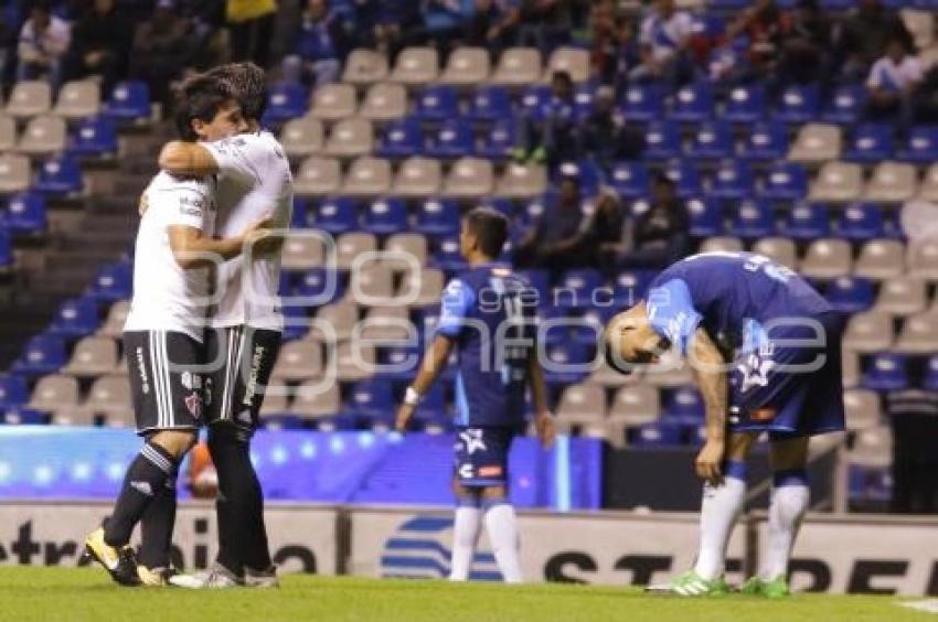 FÚTBOL . CLUB PUEBLA VS ATLAS