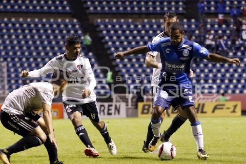 FÚTBOL . CLUB PUEBLA VS ATLAS