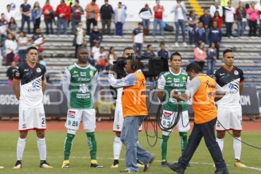 FÚTBOL . LOBOS BUAP VS LEÓN