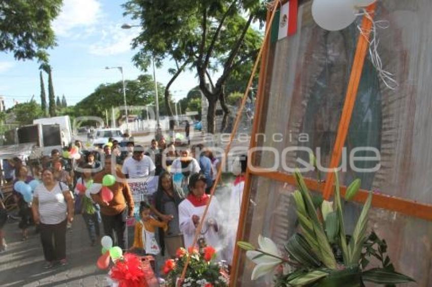 ANTORCHA GUADALUPANA . TEHUACÁN