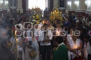 FERIA DE CUETZALAN . PROCESIÓN DE LAS CERAS