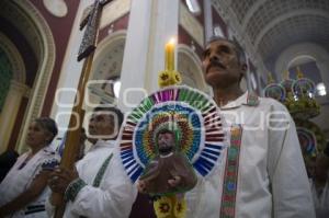 FERIA DE CUETZALAN . PROCESIÓN DE LAS CERAS