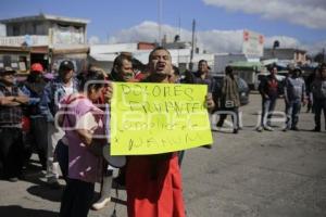 MANIFESTACIÓN . MERCADO XONACA