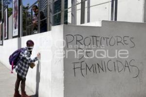 MANIFESTACIÓN CONTRA FEMINICIDIOS
